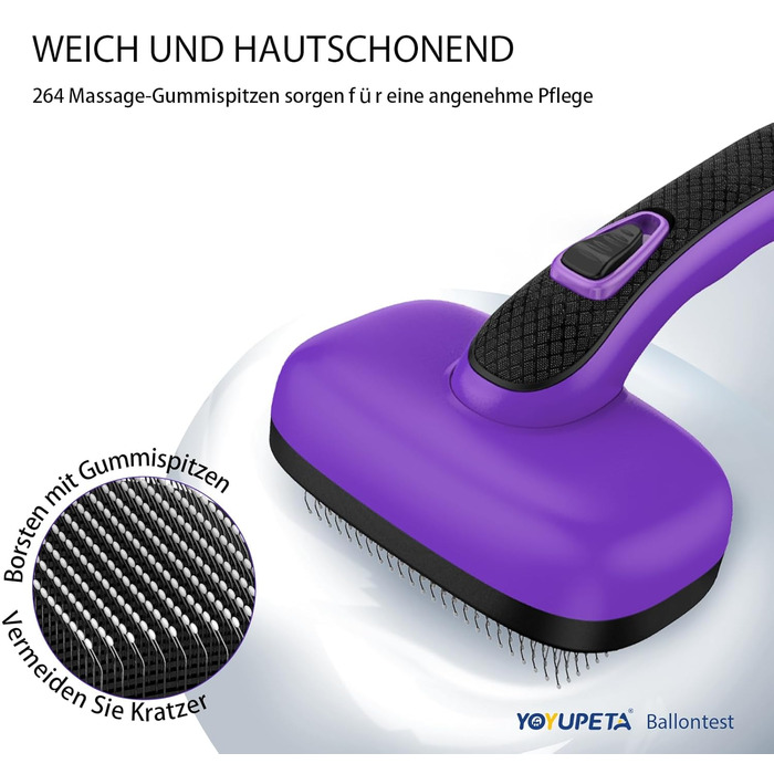 Набір для догляду за собаками (5 шт.) – щітка для вичісування линяючої шерсті (коротко- та довгошерстих собак та котів). Видаляє відмерле волосся та запобігає утворенню ковтунів. Колір: блакитний.