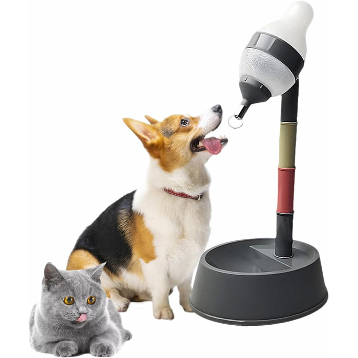 Автоматичний диспенсер для води iFCOW для котів та собак, регульована висота, знімний стрижень, автоматичне годування