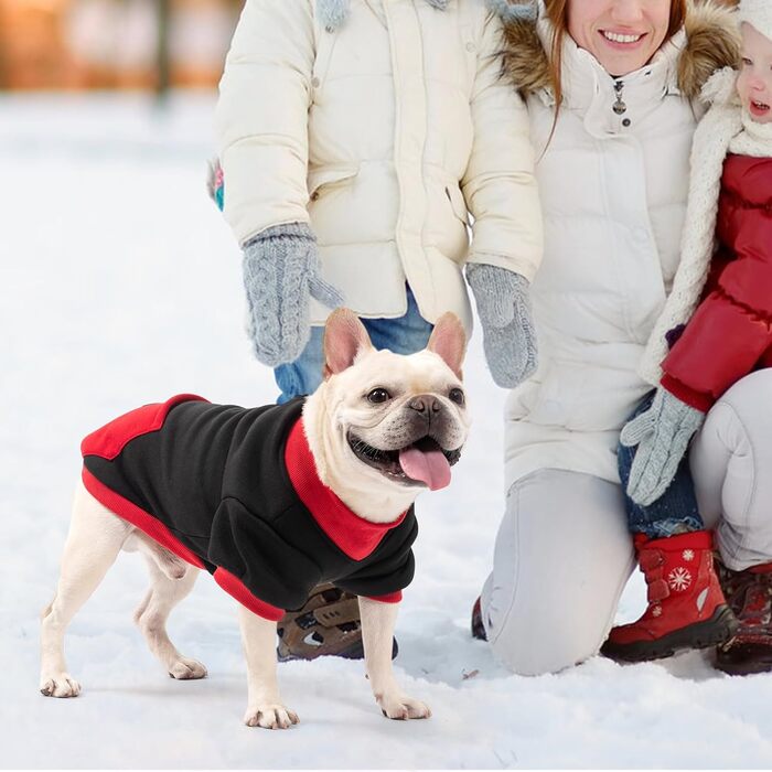 Світшот для маленьких собак Kooltail, з отвором для повідка, червоний, розмір XS