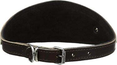 Dingo М'який шкіряний нашийник для хорта, елегантний, Soft 12398