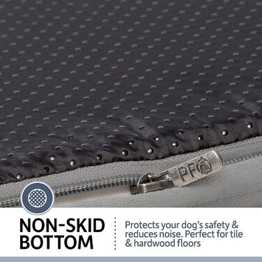 Крісло-лежанка для собак PetFusion Kleines Hundebett з Memory Foam (шоколадно-коричневий, 112x86x25 см)