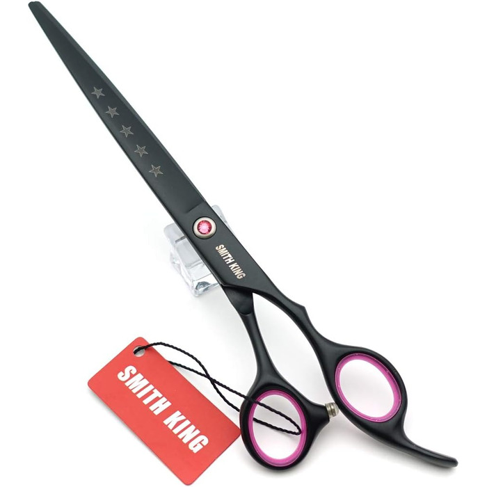 Професійний набір для стрижки шерсті собак, 20,3 см, прямий, тонкий, вигнутий, 4 шт. в 1 наборі (з гребінцем)