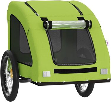 Причіп для собак Gecheer - переноска для собак до 45 кг, зелений, 137x68x72 см