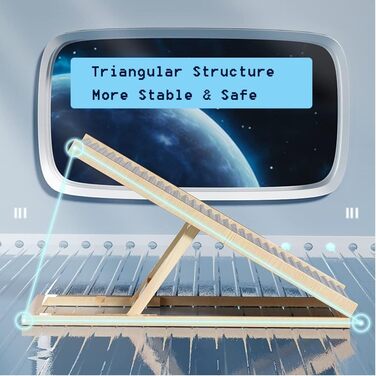 Рампа для тварин з масивного дерева, регульована висота, антиковзаючий килимок. Підходить для собак, котів, кроликів, авто, ліжка, дивану та SUV