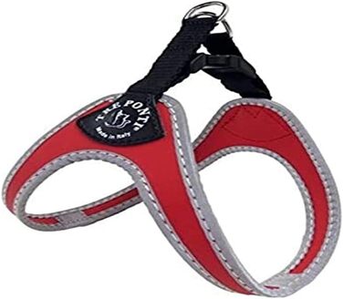 Миска для собак Tre Ponti, червона, розмір 1.5-4 кг, обхват грудей 29-33 см