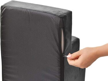 Сходинка для собак та котів 50 см | 5 сходинок | М'який плюшевий чохол | Чорний колір | Для ліжка та авто