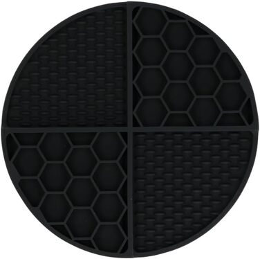 Килимок для собак - годівниця для повільного годування, силікон, 21 см, зелений (сірий)