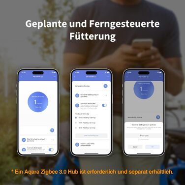 Автоматична годівниця для котів і собак Aqara C1 Zigbee 3.0 з керуванням Google/Alexa/Siri