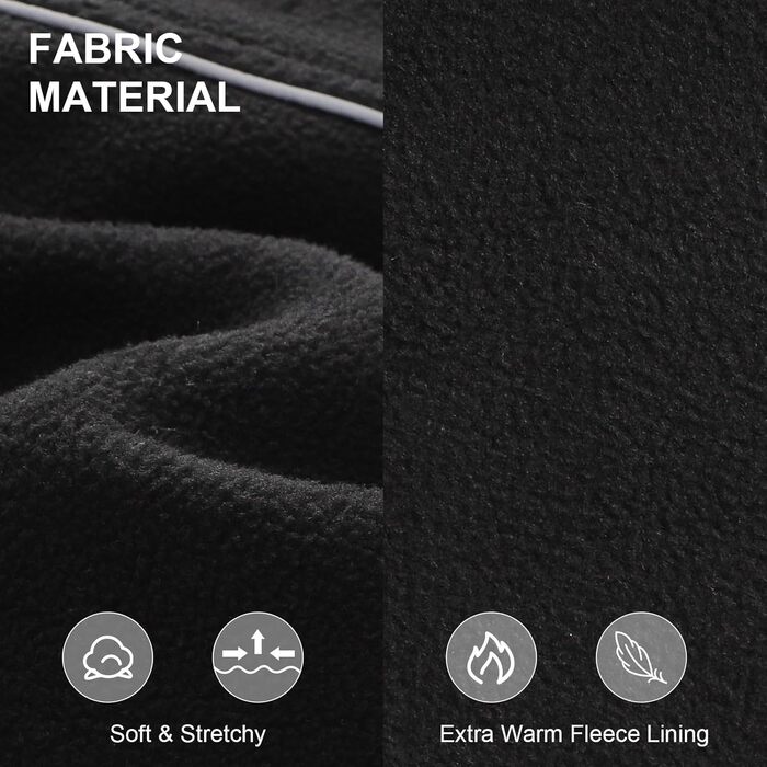 Тепла флісова жилетка для собак, чорна, розмір XXS - ідеально для маленьких цуценят та собак