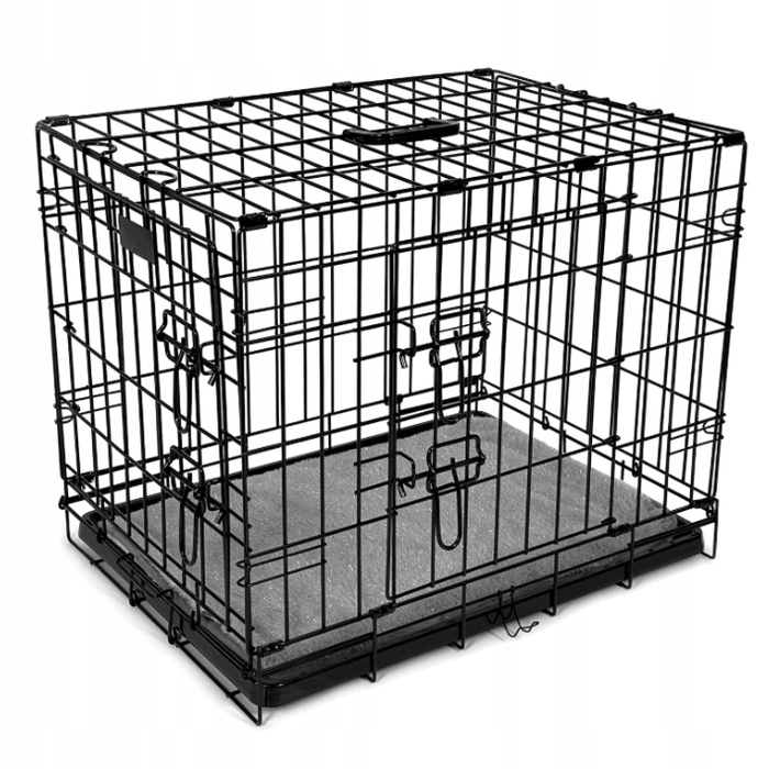Металева клітка для великих собак Lalazoo, 91 x 56 x 63,5 см