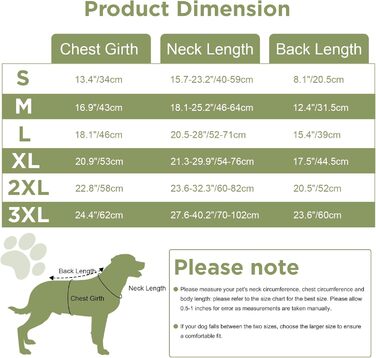 Зимовий теплий одяг для собак - водонепроникний, вітронепроникний, з світловідбиваючими елементами (Green, L)