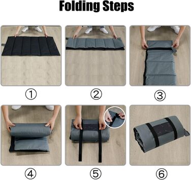 Водонепроникний килимок для собак на вулицю, складаний, миючий, великі породи, портативний, 110x68 см (Блакитний)