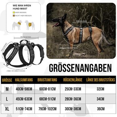 Нашийник для собак OneTigris HOUNDLOCK тактичний, чорний, M (14-27 кг)