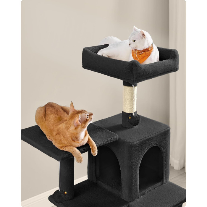 Комплекс для котів Feandrea 101: низька дряпачка, лежанка та стовпчик для точіння (160 см)