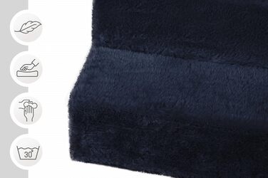 Сходинка для собак Mg Design - 3 сходинки, блакитний колір. Стабільна дерев'яна рама, захищає суглоби, легка та мобільна, для диванів та ліжок, підходить для собак та котів. Розміри: 40 x 45 x 35 см