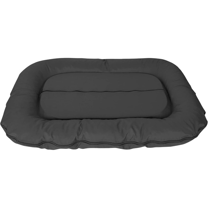 Ортопедичне собаче ліжко для відпочинку на вулиці Luna: 70x55 см, 60°C, Vicochaum, стійке до подряпин, для маленьких собак (M, Чорний)