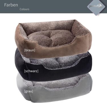 Крісло-ліжко для собак з м'яким знімним подушкою, можна прати, різні кольори та розміри (S, коричневий)