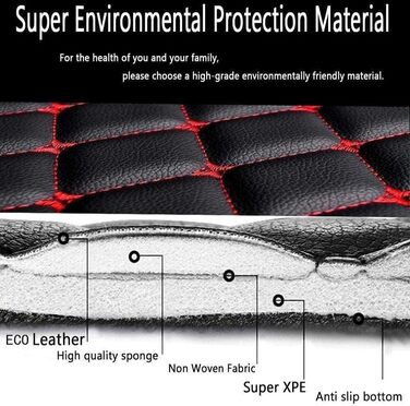 Килимок у багажник для JEEP Renegade 2016-2023, захист від бруду та вологи, з боковим захистом, чорно-бежевий