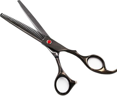 Набір професійних ножиць для грумінгу собак 6CR Edelstahl, комплект для догляду за тваринами: прямі, тонкі та вигнуті ножиці, гребінець для собак та котів