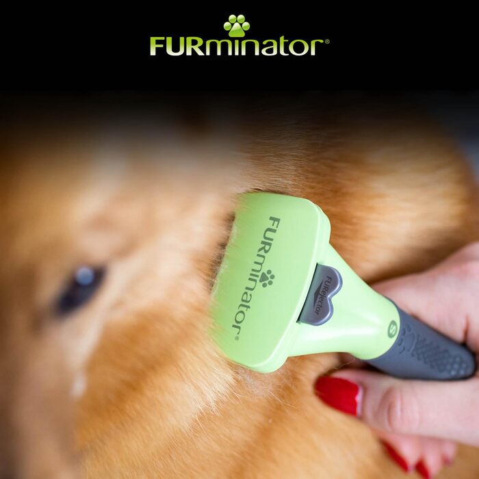FURminator для собак малого розміру з довгою шерстю - інструмент для видалення підшерстка, версія 2.0
