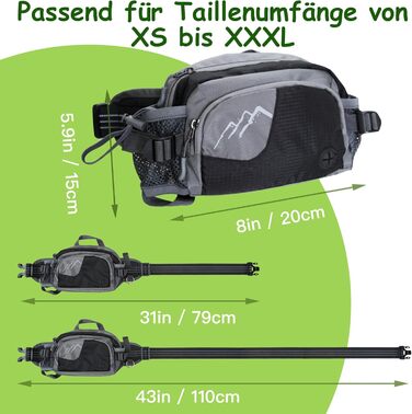 Сумка для собак на пояс з кишенею для ласощів та 2 тримачами для пляшок води, легка сумка для годування собак з дозатором для фекалій, поясна/стегнова сумка регульована, 2-в-1 для прогулянок, тренувань, походів, чорна