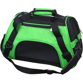 Транспортна сумка для котів та собак Levoberg, 47x30x23 см, зелена, M