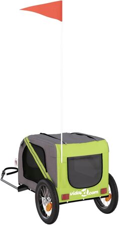 Причіп для велосипеда Gecheer для собак, оксфордська тканина та сталевий каркас, комфортний та міцний причіп для велосипеда для велопрогулянок та подорожей