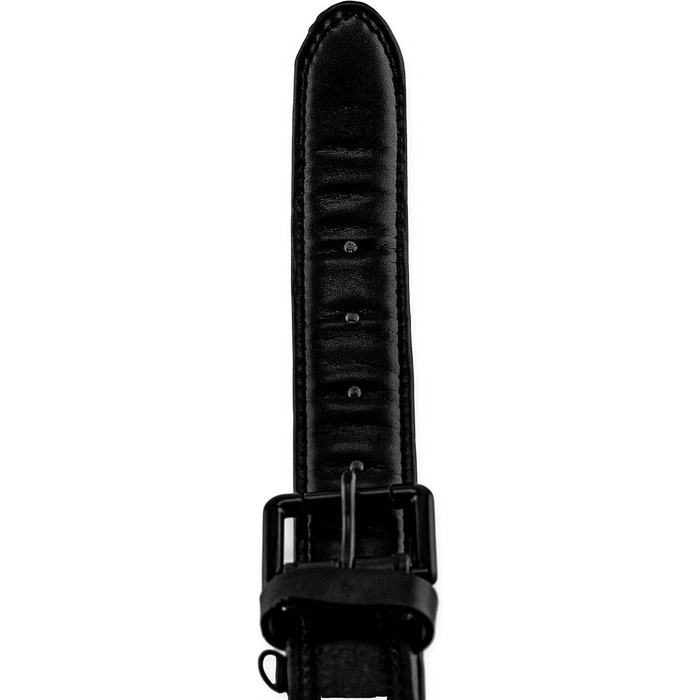 Нашийник для собак Brute Strength з натуральної шкіри, чорний, XXL (66-73 см)