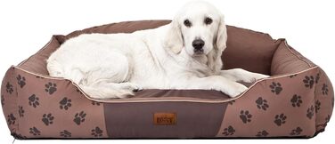 Диван для собак HobbyDog King, 84 x 65 см, світло-коричневий