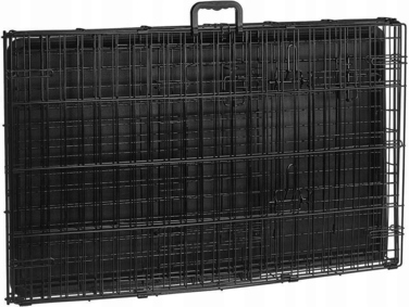 Клітка зі сталі з порошковим покриттям Ender для великих порід собак, 76 x 120 x 82 см