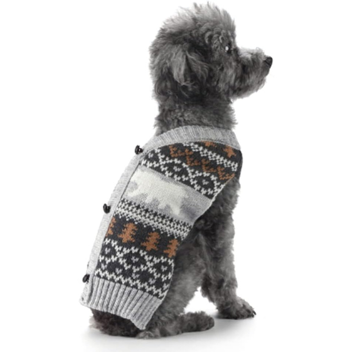 Пуловер для собак на Новий Рік: теплий світер для цуценят та собак середніх розмірів (XXL, Ейсбер)