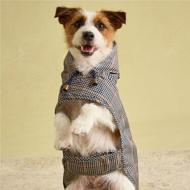 Водонепроникний дощовик для собак Rosewood x Joules Henson Check, маленький, легкий, з можливістю прання