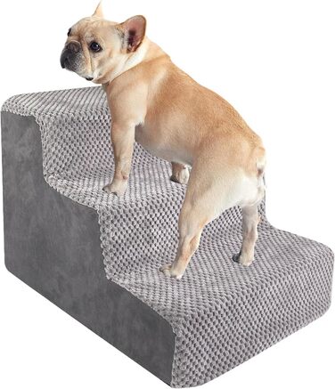 Сходинки для собак та котів: 3 сходинки, сірі, для літніх та поранених тварин