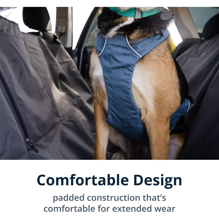 RUFFWEAR Load Up шлейка для собак, сіро-синя, розмір XXS, автомобільна, безпека в дорозі