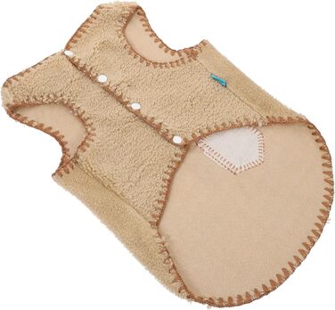 Зручна собача жилетка для маленьких та середніх собак. Тепла жилетка для домашніх тварин з бавовняної суміші, однотонна, з простим дизайном. Зимовий одяг та фотореквізит.