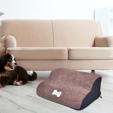 Сходинка для собак, пандус для маленьких собак, для сходів на ліжко, знімний чохол, м'який нахил, для дому