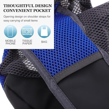 Транспортна сумка для собак та котів Toyzfriendly, темно-синій, поліестер, для перенесення та до ветеринара