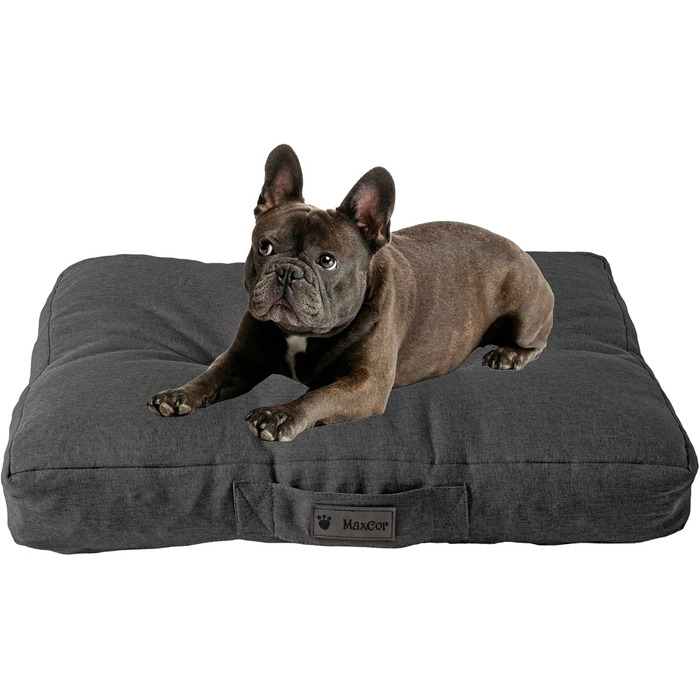 Ортопедична подушка для собак та котів, з memory foam, маленька, водовідштовхувальна, для суглобів, не деформується, сірий колір