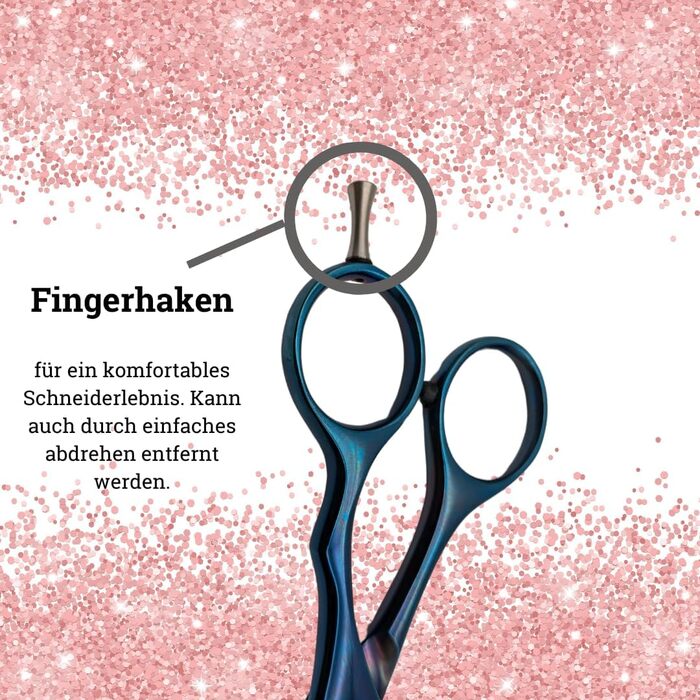 Ножиці EHASO V-1-2000 Titan, титанові, нержавіючі, 22 см