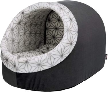Будиночок для котів TRIXIE Diamond, 38×33×45 см, антрацит/білий