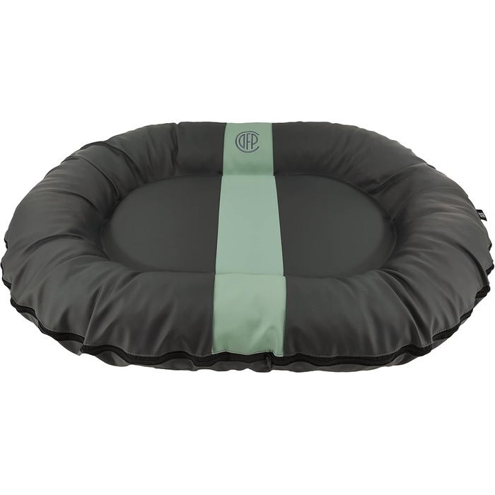 CAZO Oslo: Овальне ліжко для собак та котів, сірий колір, 80 x 60 x 14 см, розмір S