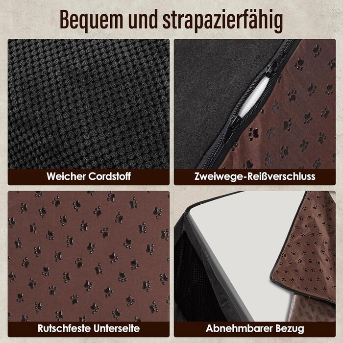 Сходинки для собак, 4 сходинки, знімний поручень, антиковзка поверхня, для ліжка та дивану, з високощільним губчастим наповнювачем (Чорний)