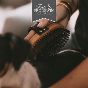 Набір щіток для собак Fritz & Frodewin 'Все для такси' | Преміум щітки для догляду за шерстю | Для щоденного догляду | З сертифікованого дерева FSC | З безкоштовним очищувачем | 100% Made in Germany