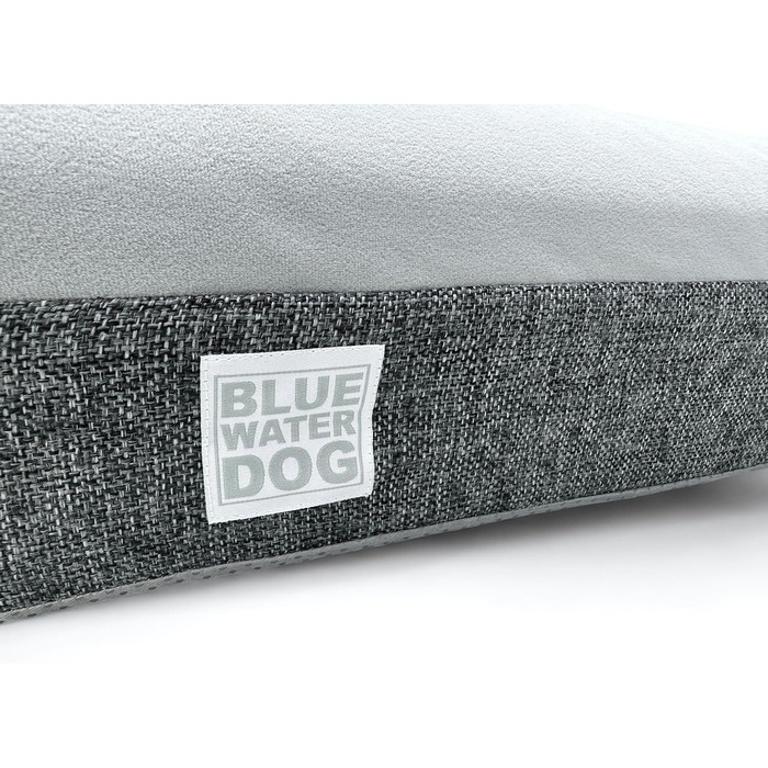 Ортопедичне ліжко для собак з memory foam, водонепроникним підкладкою, знімним чохлом на YKK-блискавках, розмір M (94 x 76 x 15 см)