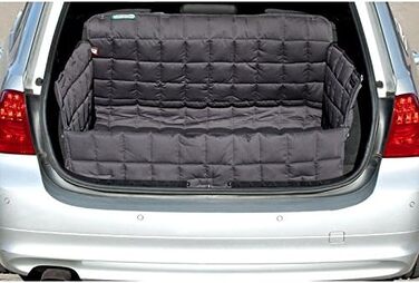 Захисна килимок для багажника автомобіля Doctor Bark для собак з захистом краю багажника, товстою підкладкою, прання при 95°C, захистом від подряпин та шерсті, для SUV, Van, легкових автомобілів (Розмір S - 60x90 см/Сірий)