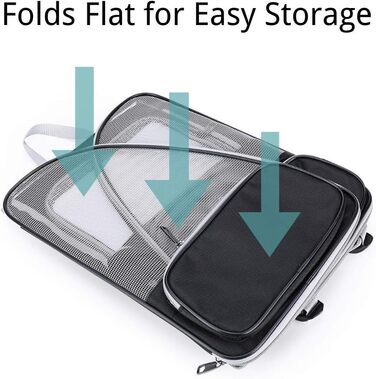 Рюкзак для собак та котів Lollimeow: дихаюча сітка, схвалено авіаперевізниками, для подорожей та прогулянок