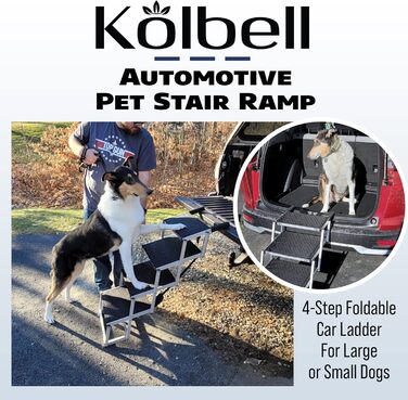 Сходинка для собак, алюмінієва, компактна, для великих собак, SUV, авто, вантажівки, з антиковзким покриттям