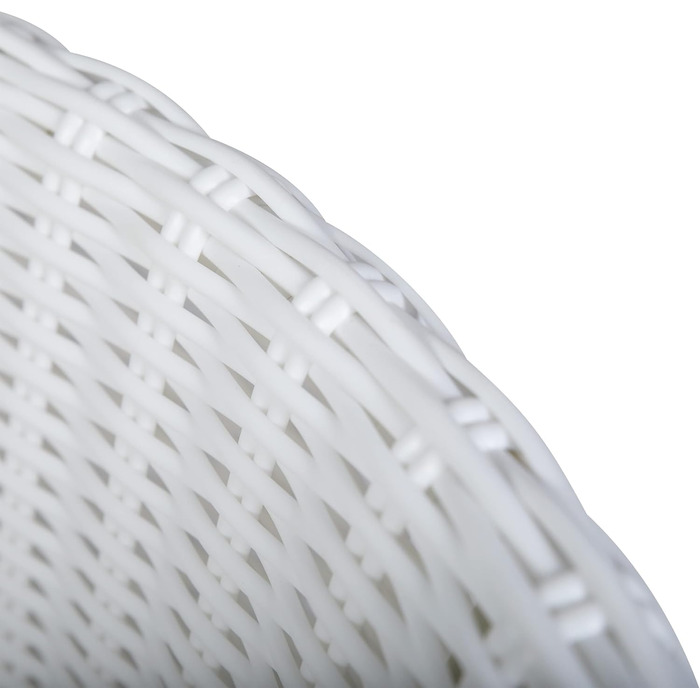 Крісло-ліжко для собак Greemotion з білого поліротангу з подушкою, 85 x 25 x 75 см