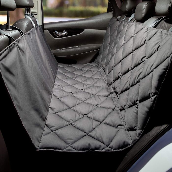 Кришка для автосидіння для собак Pointer, 125 см, сіра - захист заднього сидіння, водонепроникна, миється до 95°C