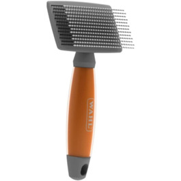 Валь ЗУП-щітка з нейлону, професійна щітка для грумінгу, для собак та котів, інструменти для догляду за шерстю, для довгошерстих тварин, гелевий хват L (упаковка 1)